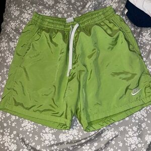 Lime green Nike shorts & Pink Under Armor shorts